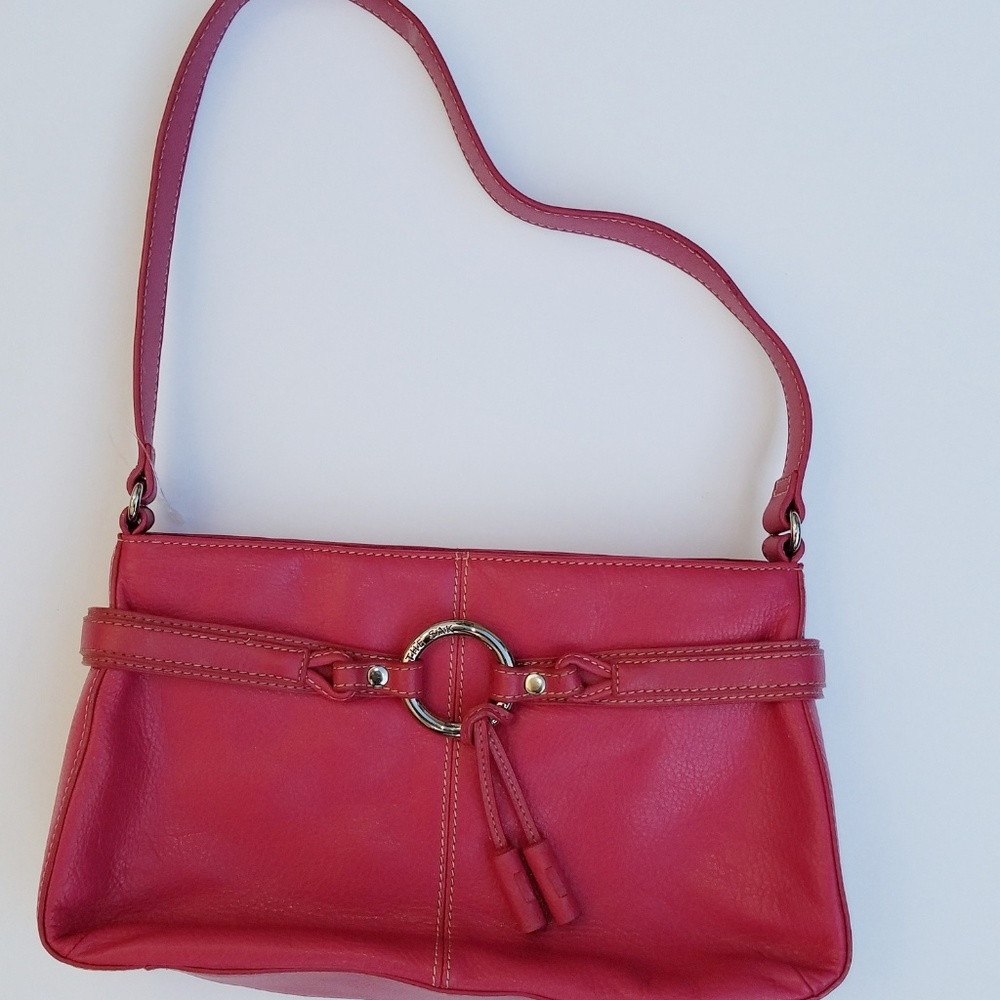 The Sak Purse Bright Pink Leather Bag